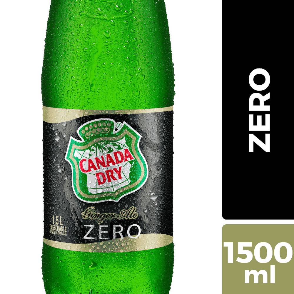 Canada dry bebida ginger ale zero (1.5 l)