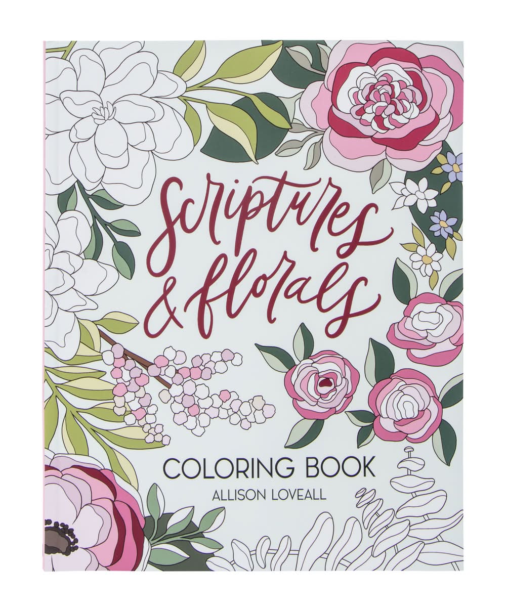 Scriptures & Flowers Coloring Book
