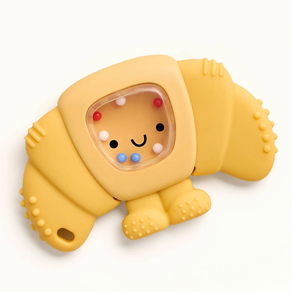 itzy ritzy Rattle Sweetie Shake Plus Silicone Teether, 3+ Months