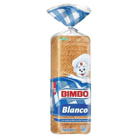 Bimbo pan blanco grande (bolsa 680 g)