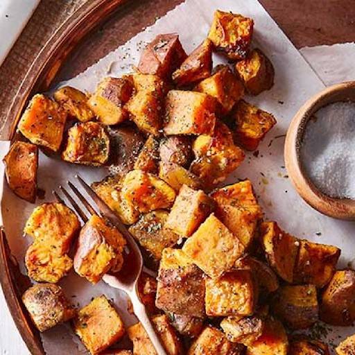 Sweet Potato Copper Cubes / Cubes Copper de patates douces