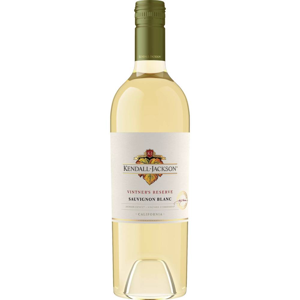 Kendall-Jackson Vintner's Reserve Sauvignon Blanc White Wine, 2016 (750 ml)