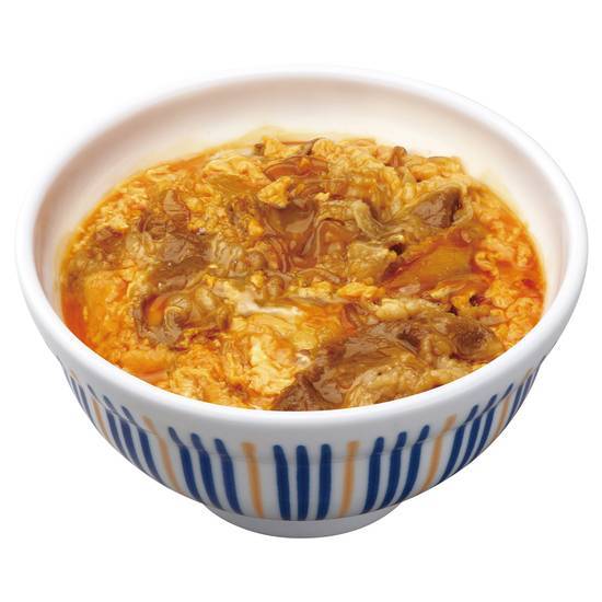 牛と��じ丼 Gyu-Toji(Simmered Beef & Eggs) Rice Bowl