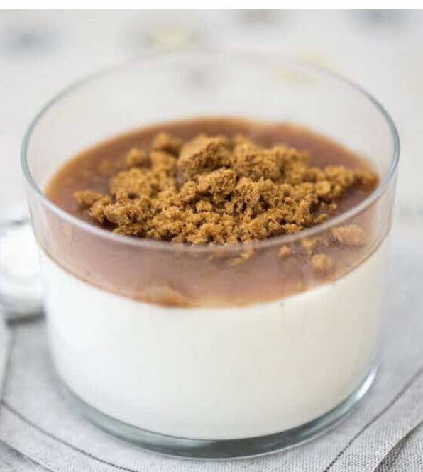 Panna cotta caramel spéculoos