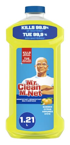 Mr. Clean Antibacterial Disinfectant Cleaner, Summer Citrus (1.21 L)
