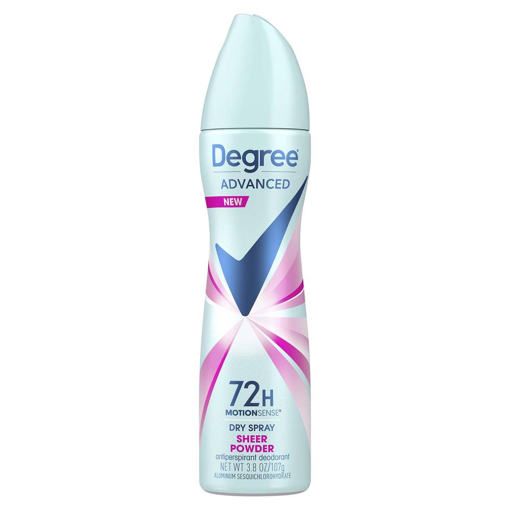 Degree Motionsense Sheer Powder Antiperspirant Dry Spray (3.8 oz)