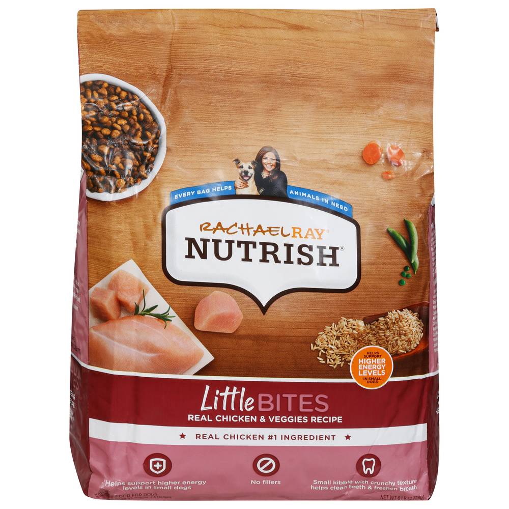 Nutrish Real Chicken & Veggies Recipe Dog Food (6 lbs)