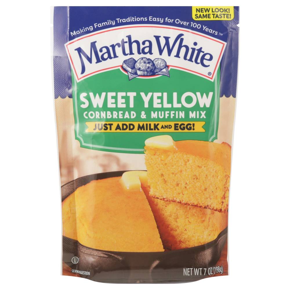 Martha White Sweet Yellow Corn Bread & Muffin Mix (7 oz)