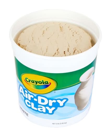 Crayola Air Dry Clay, White (5 lbs)