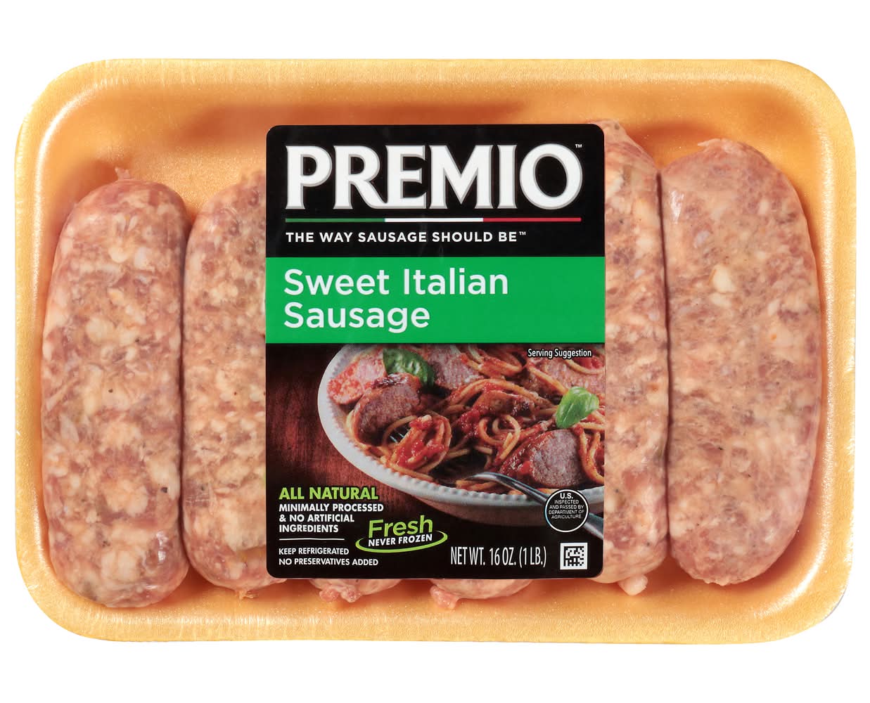 Premio Sweet Italian Sausage (16 oz)