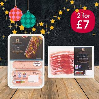 2 for £7 Irresistible Sausage & Bacon Deal