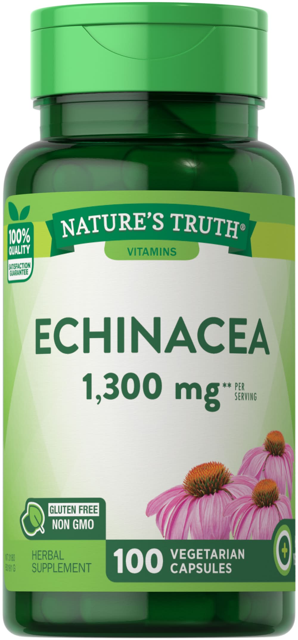 Natures Truth Echinacea 400 mg Capsules (1.6 oz)