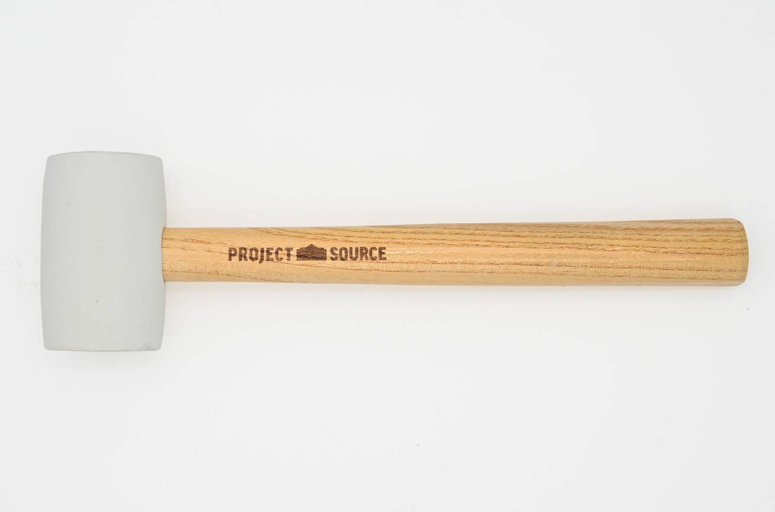 Project Source 16-oz Smooth Face Rubber Head Wood Rubber Mallet | 69322