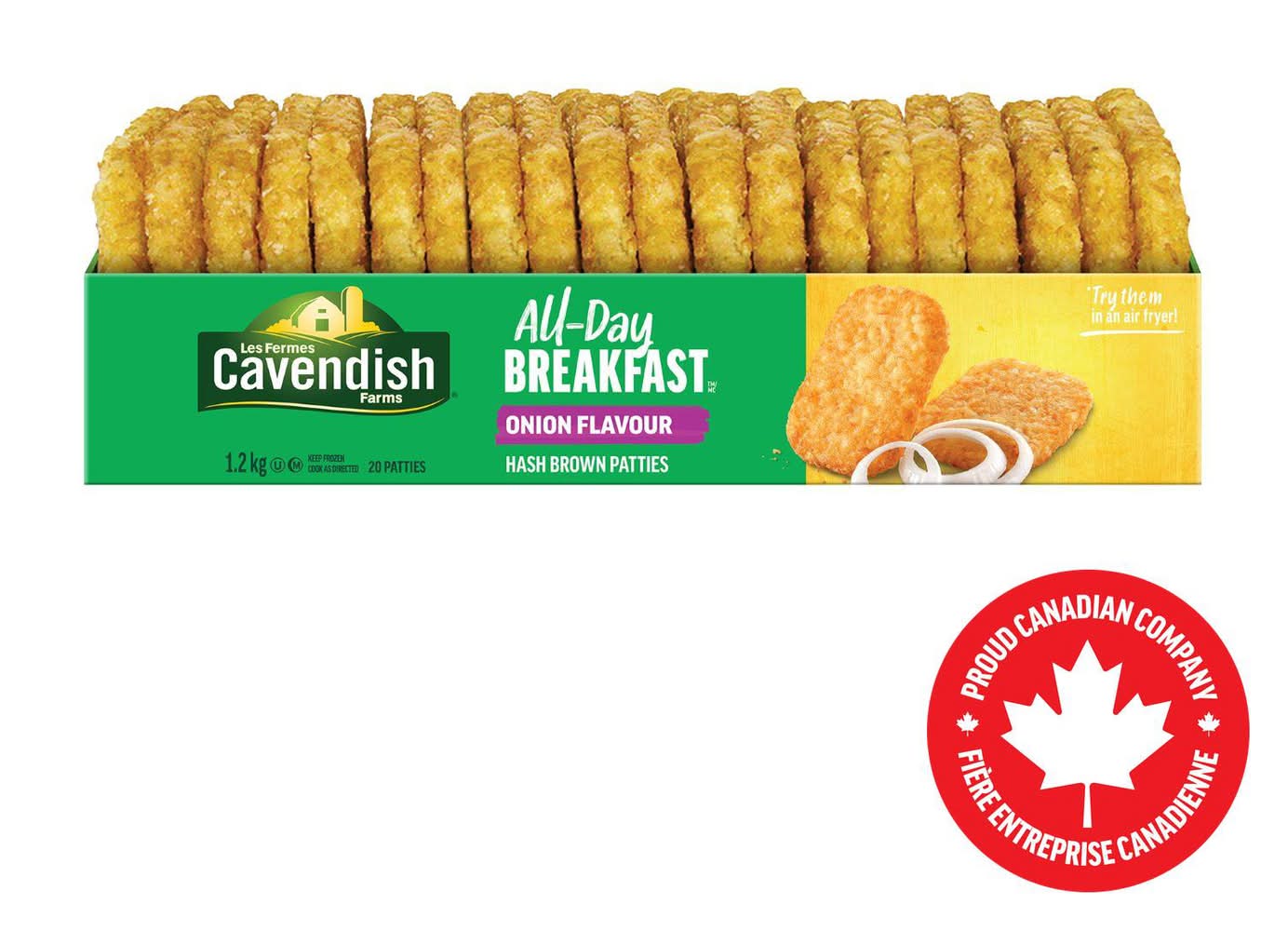 Cavendish Farms Onion Hash Brown Patties (1200 g)