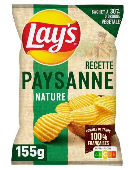 Lay's chips recette paysanne nature