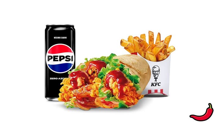 Menú Wrap Spicy Teriyaki