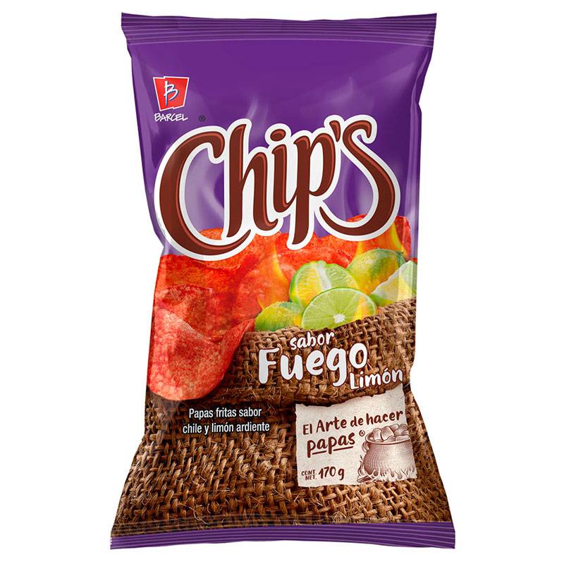Barcel Chips Fuego Paq 170 Gr