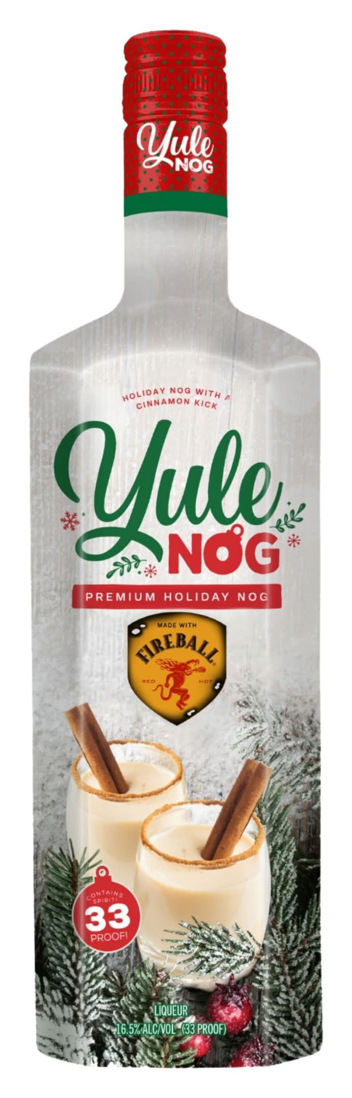 Yule Nog Fireball Eggnog 33 Proof Liqueur (750 ml)