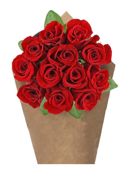 Dozen Red Rose Bouquet
