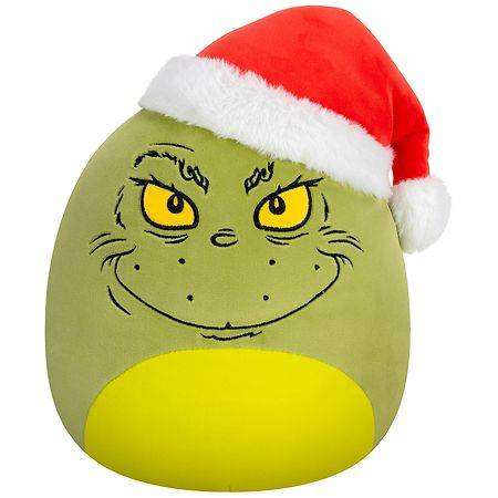 Squishmallows Original Dr. Seuss Grinch in Santa Hat