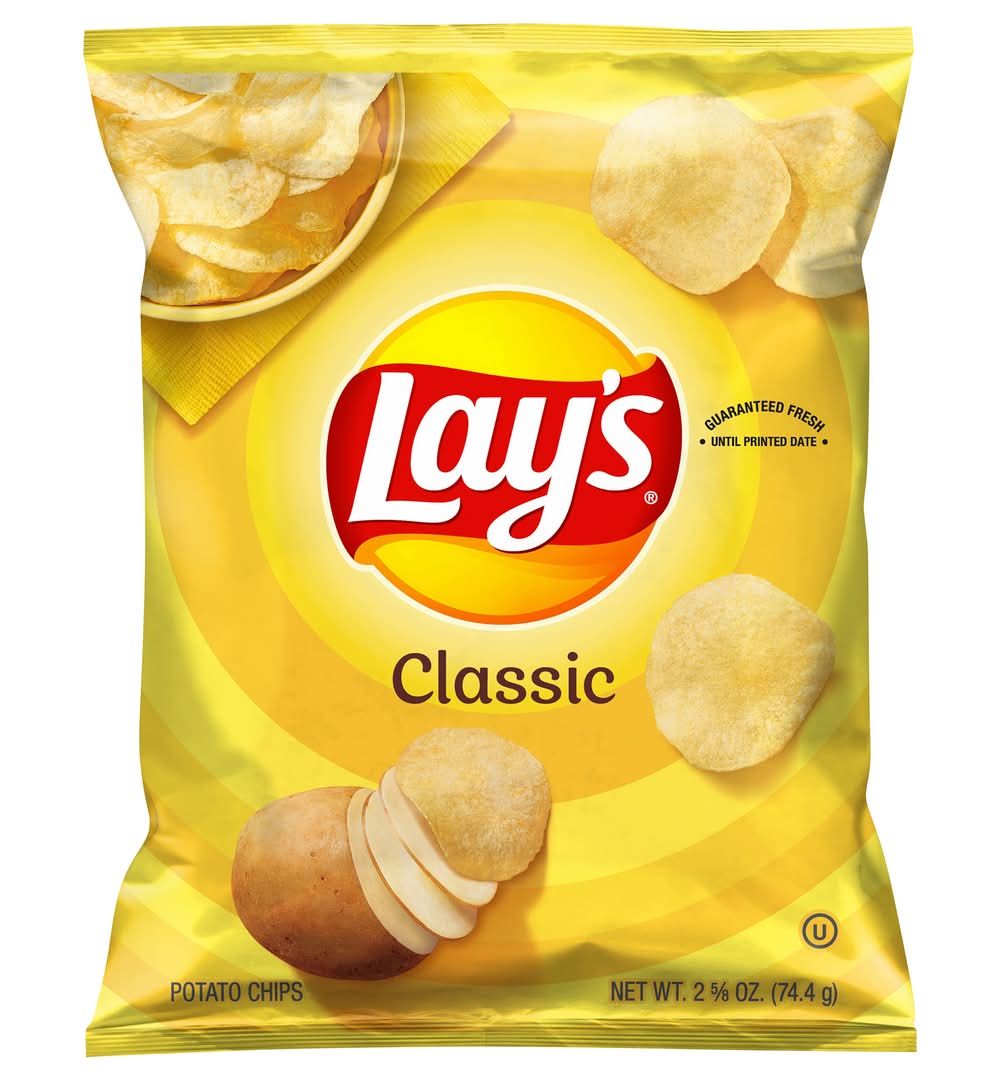 Lay's Potato Chips, Classic (2.62 oz)