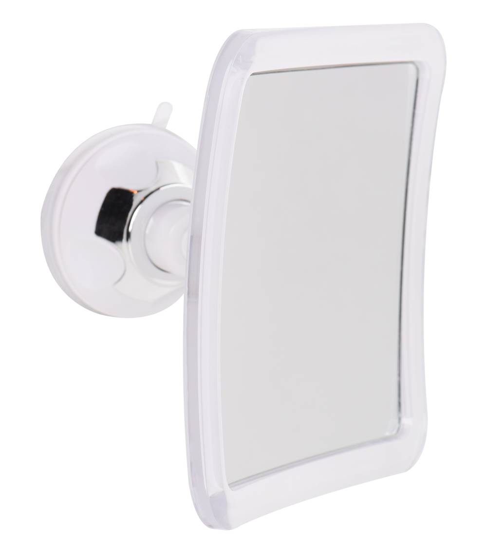 Espelho aumento 10x transparente ventosa quadrado