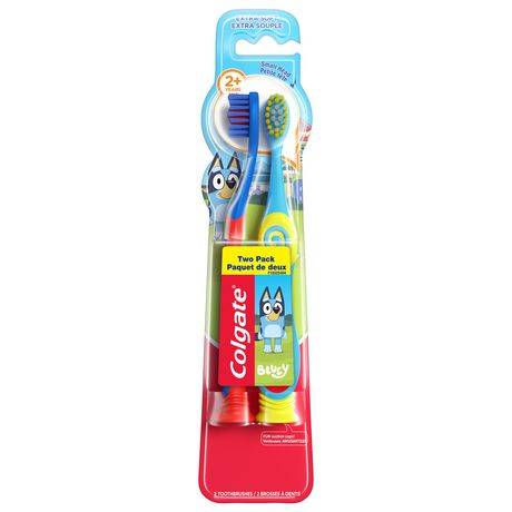 Colgate Kids Manual toothbrush Extra Soft, 2pk, Bluey