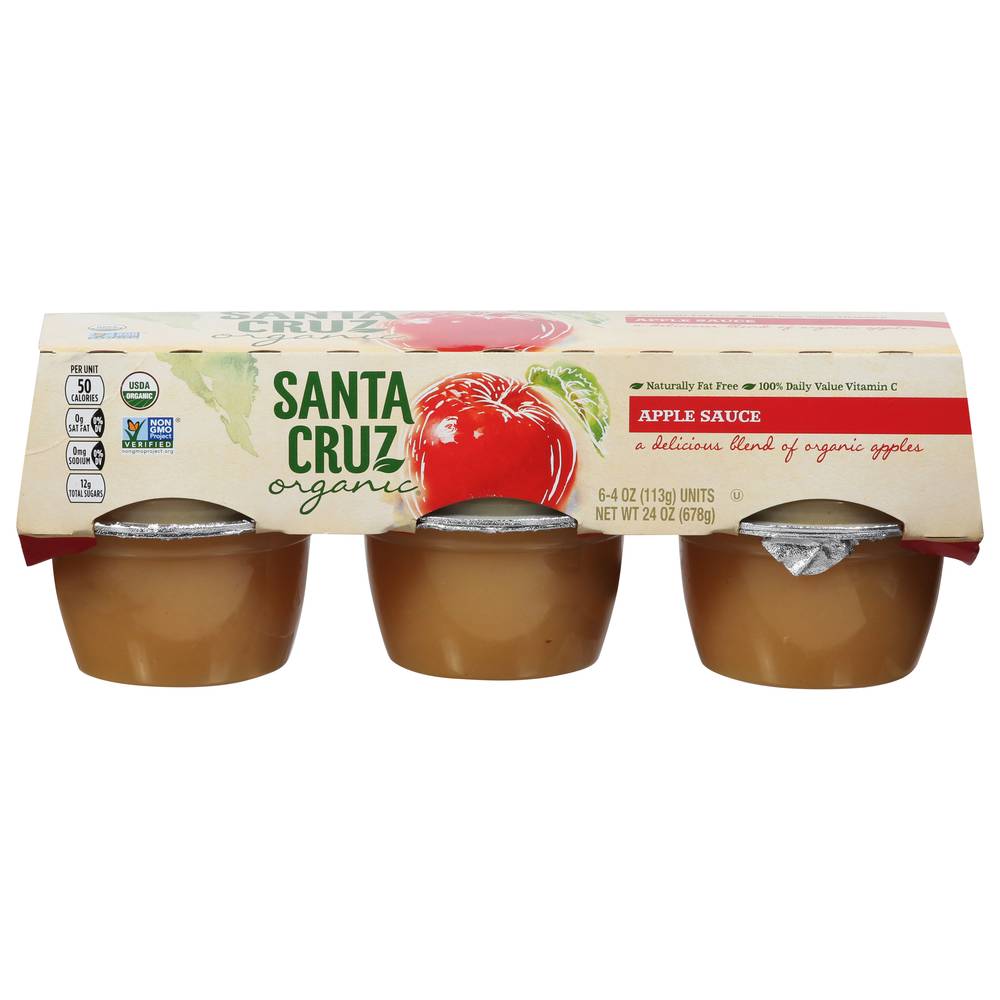 Santa Cruz Organic Apple Sauce (6 ct)