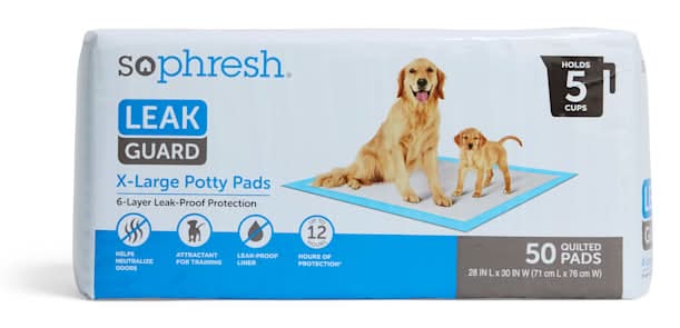 So Phresh Leak Guard Quilted Potty Pad For Dogs, XL (50 ct)