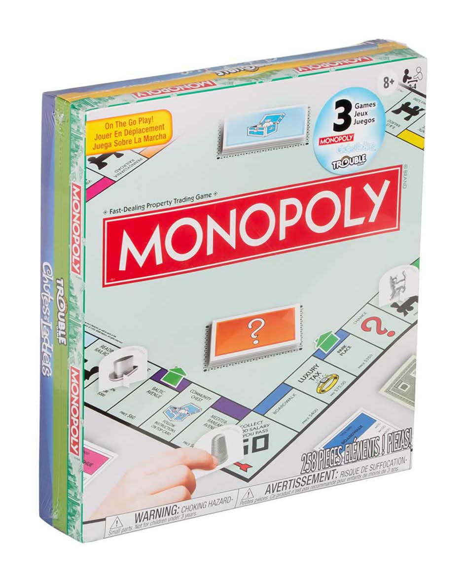 Hasbro Board Games Pack Of 3 Assorted