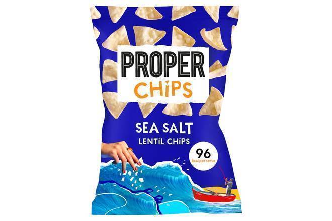 Properchips Sea Salt Lentil Chips 85g