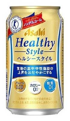 274878：〔ノンアルコール〕アサヒ ヘルシースタ��イル（特保） 350ML缶 / Asahi Healthy Style (Non-Alcoholic Beer), 350ML