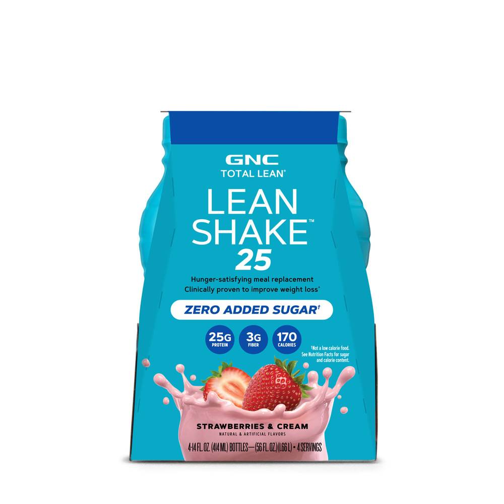 Gnc Lean Shake Drinks (4 ct) (14 fl oz) (strawberries-cream)