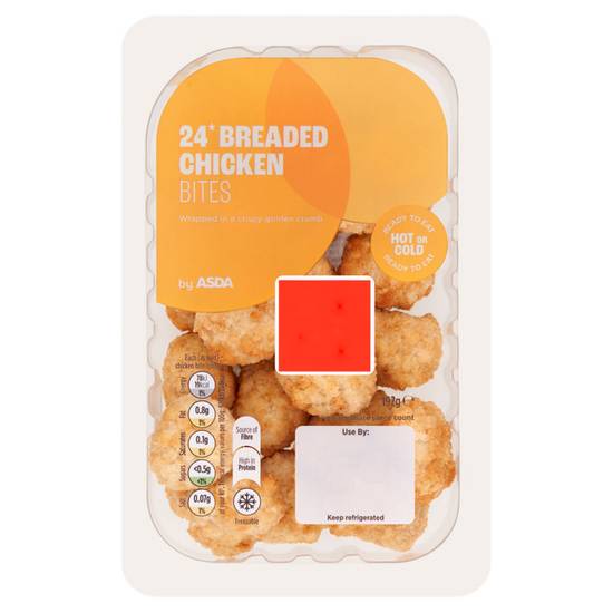 Asda 24 Breaded Chicken Bites 192g