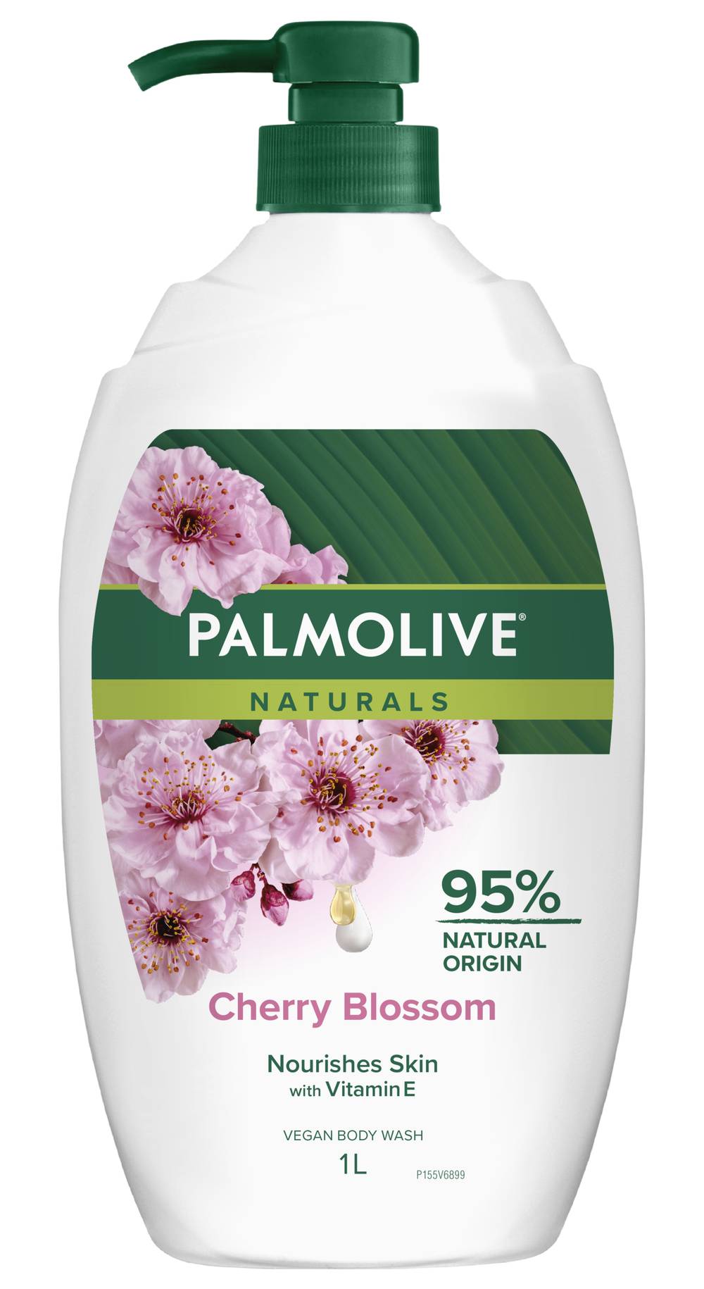 Palmolive Naturals Skin Nourishes Vegan Body Wash, Cherry Blossom (1L)