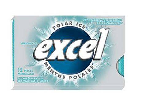 Excel menthe polaire 12 morceaux (excel menthe polaire) - excel polar ice gum -12 pieces (excel polar ice)