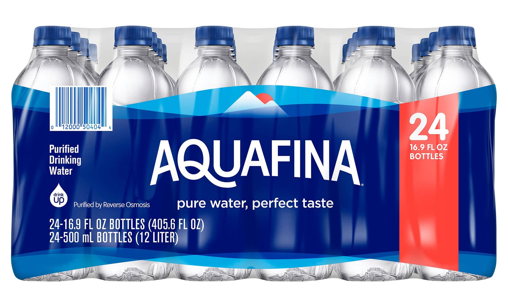 Aquafina Purified Drinking Water (24 x 16.9 fl oz)