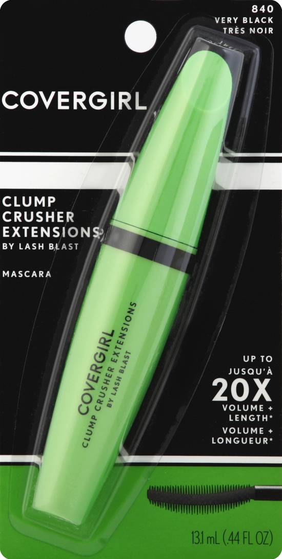 Covergirl 840 Very Black Clump Crusher Extensions Mascara