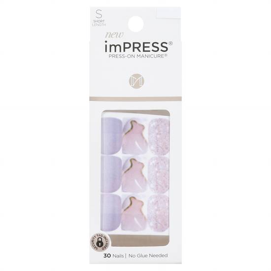 Kiss Impress Press-On Manicure Short Length Astound Nails (astound)