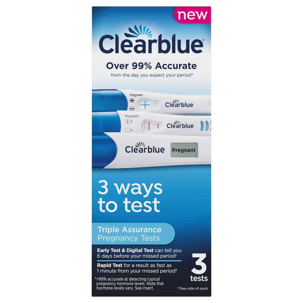 Clearblue Triple Assurance Pregnancy Tests