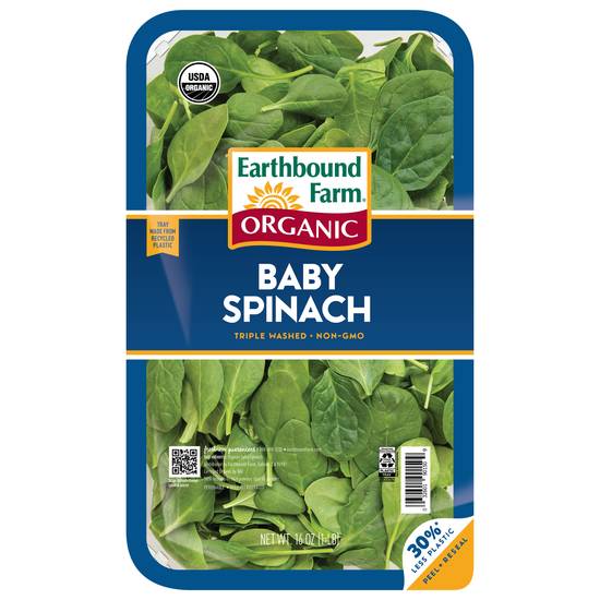 Earthbound Farm Organic Baby Spinach (16 oz)