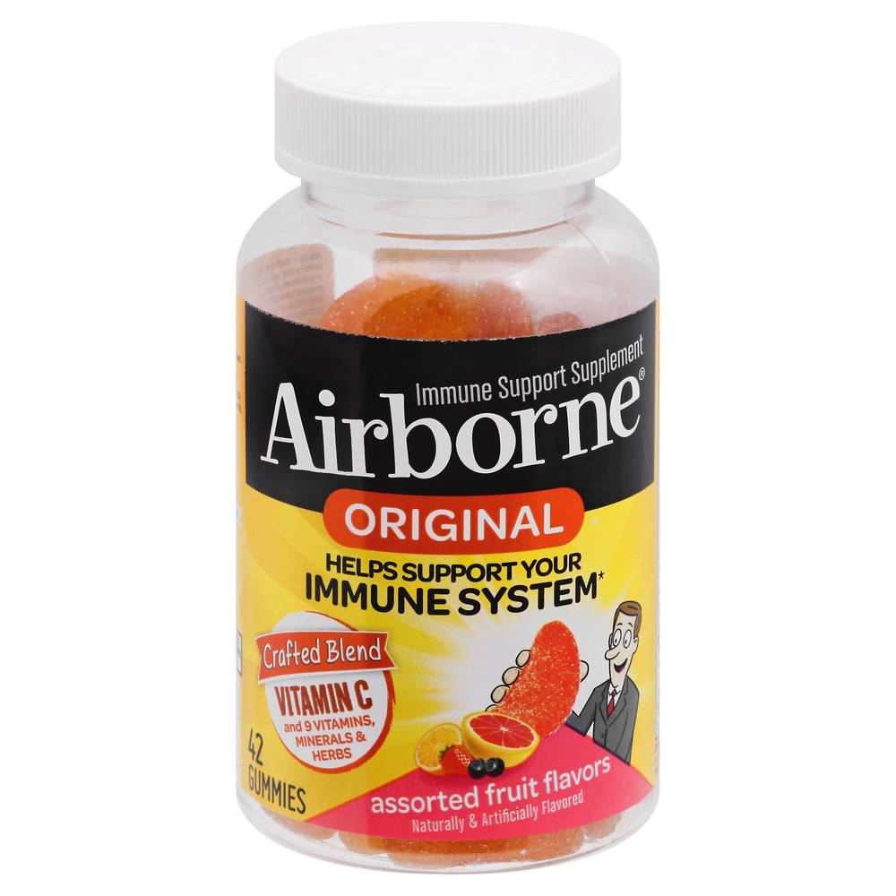 Airborne Immune Support Gummies, Assorted (42 ct)