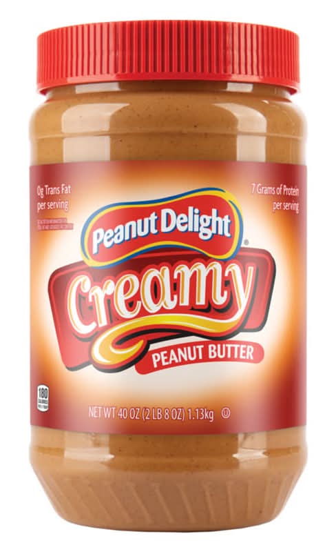 Peanut Delight Creamy Peanut Butter 40oz