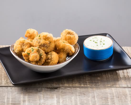 Crumbed Mushrooms Half