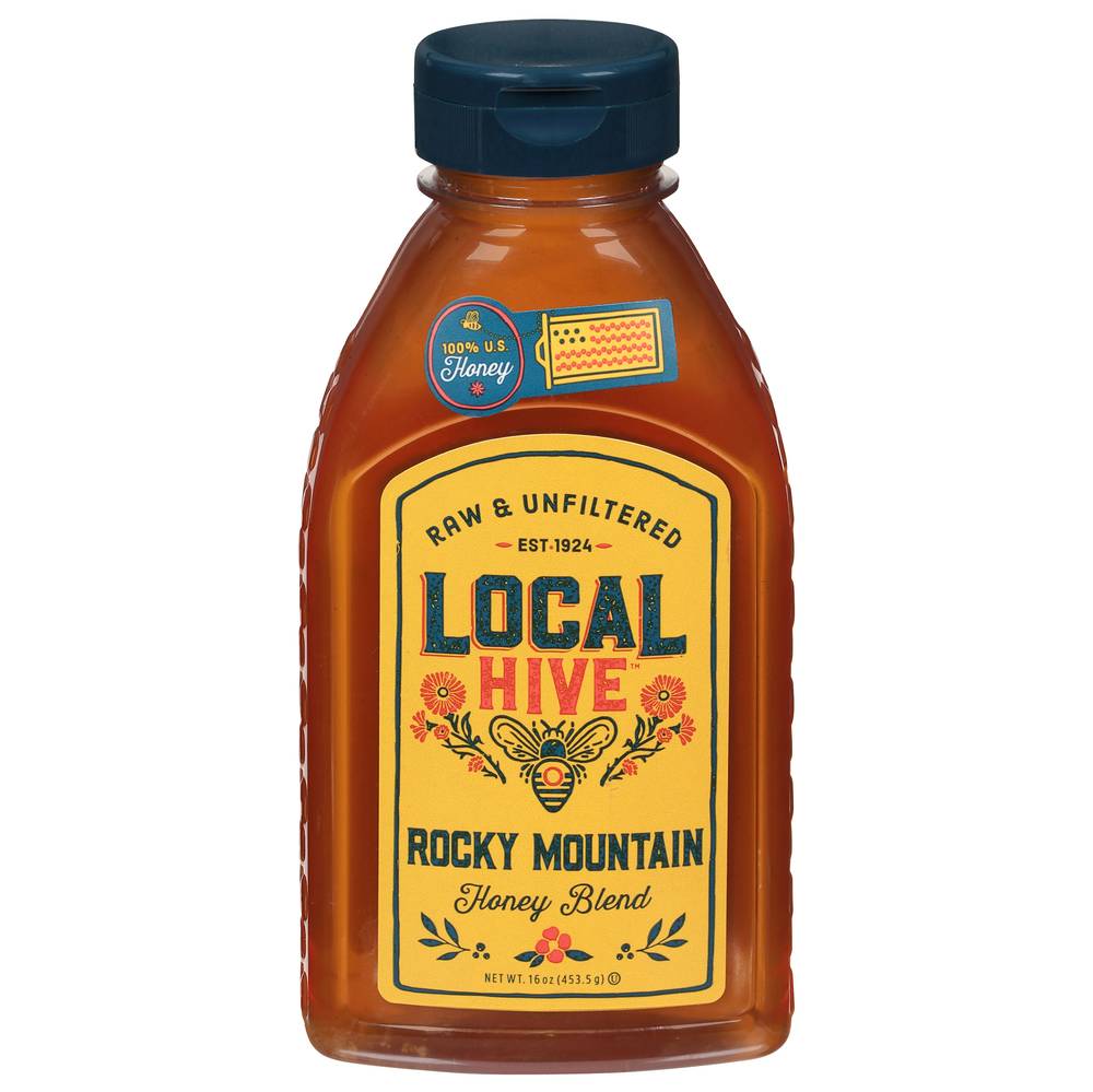 Local Hive Rocky Mountain Raw & Unfiltered Honey (16 oz)