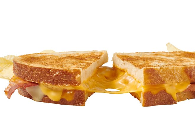 Three Cheese & Bacon Grilled Cheese