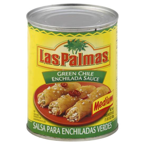 Las Palmas Green Chile Medium Enchilada Sauce