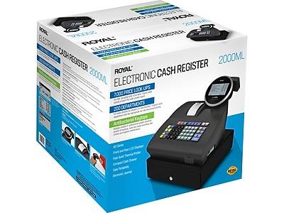 Royal Alpha 2000ml Cash Register (black)