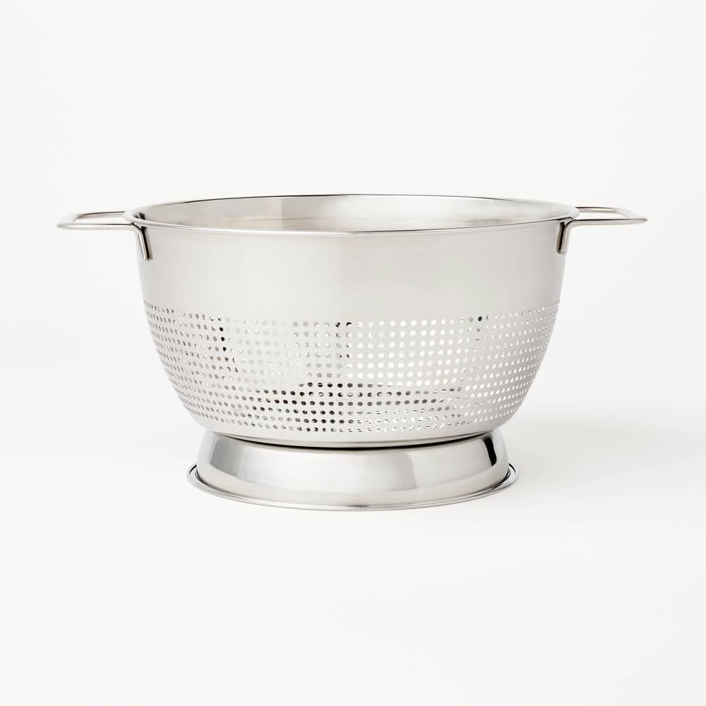 Figmint Stainless Steel Silver Colander 3 Qt