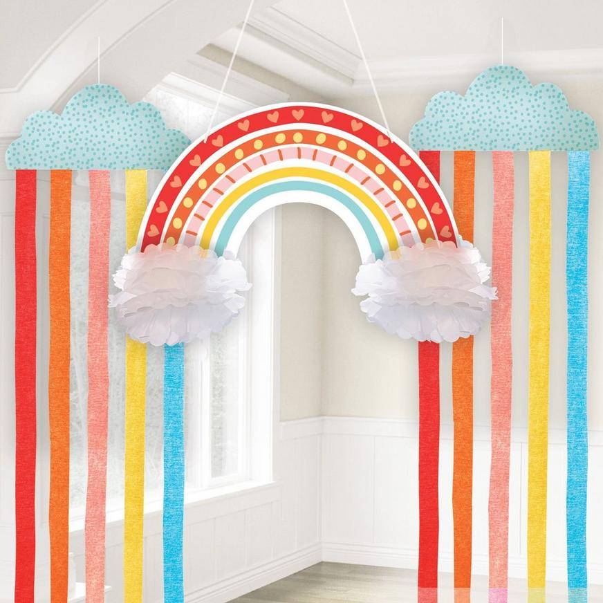Retro Rainbow Cloud Hanging Decorations